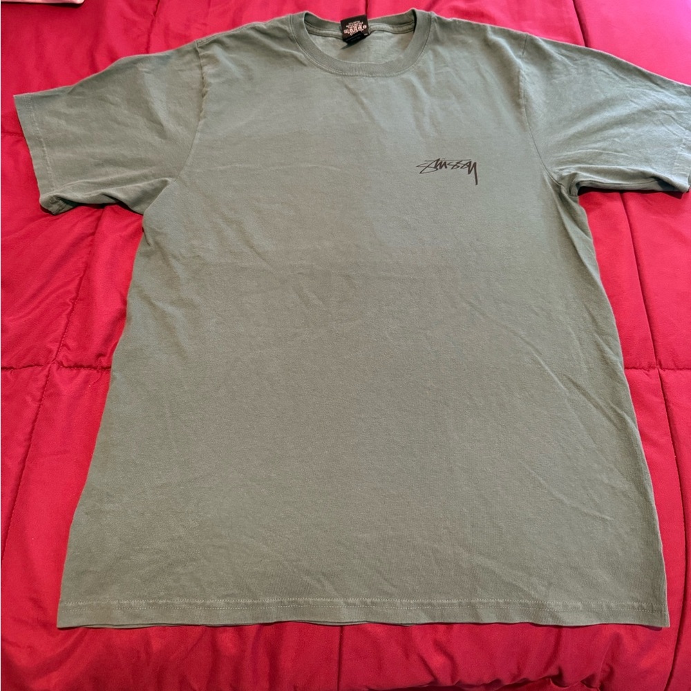 Stussy Men's Olive Short Sleeve Tee